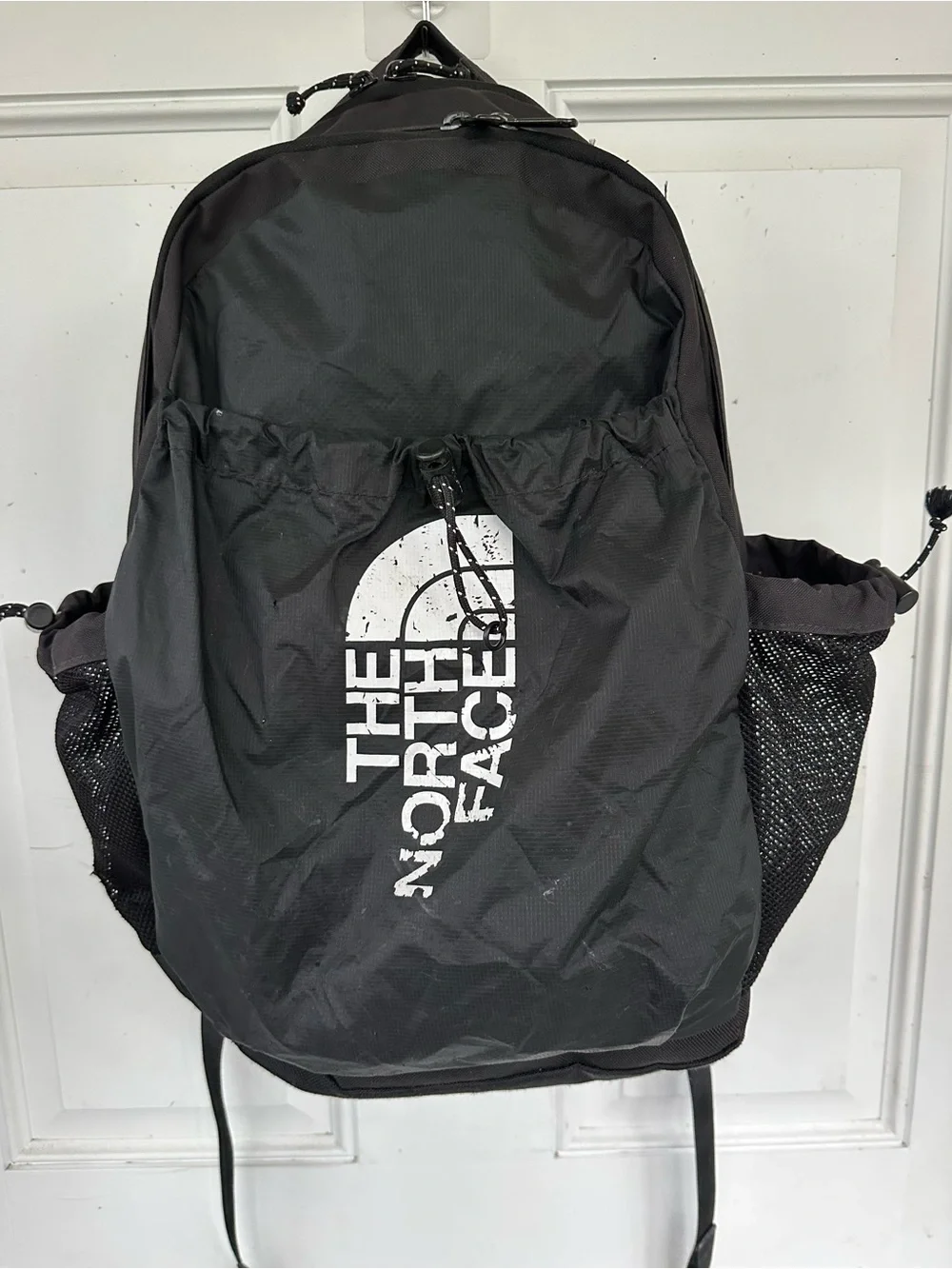 The North Face Black Logo Outdoor Backpack